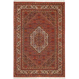 Cazaris Orientteppich , Creme, Rot , Textil , Ornament , rechteckig , 120x180 cm , für Fußbodenheizung geeignet, in verschiedenen Größen erhältlich , Teppiche und Böden, Teppiche, Orientteppiche
