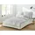 Premium Satin Bettwäsche Paris unifarben Baumwolle Grau 135 x 200 cm + 2 x 80 x 80 cm