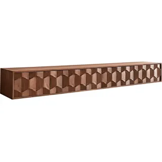 DeLife Fevo Lowboard 200 cm Braun Holz