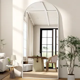maxen Bogen Ganzkörperspiegel 181 x 63 cm Schwarz