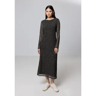 street one studio Midikleid Leo-Muster Braun 42