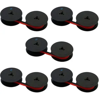 5 X Kompatibles Farbband Ersatzteile Für Olivetti College Logos Servimatic Summa