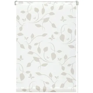 GARDINIA EASYFIX Rollo", weiß, B:90cm H:180cm, Polyester, Rollos, Seitenzugrollo, mit Scandinavian Motiv