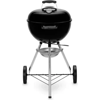 Weber Original Kettle BBQ Schwarz 47 cm mit emailliertem Deckel und One-Touch-System