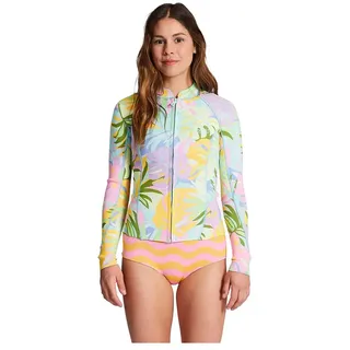 Billabong Peeky 1 Mm Damen-rashguard Mit Langen Ärmeln Und Durchgehendem Reißverschluss - Dreamland - S