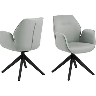 Actona Esszimmerstuhl Alma Polyester grau