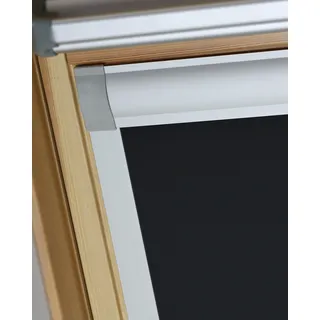 Bloc Blinds Für Velux Dachfenster Skylight Blind, Blackout, Black, 206, B15 x H125 cm