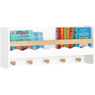 SoBuy Kinderregal 73 x 30 x 15 cm Holzwerkstoff weiß