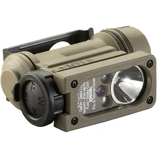 Streamlight 14516 Sidewinder Compact II 47-Lumen Militär Taschenlampe, Mehrfach-Energiequellen, Freisprechfunktion, Kojote