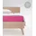 Spannbettlaken Mako-Satin 160 x 200 cm cassis