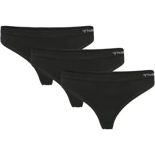 hummel Seamless Tanga 3 St. Schwarz S