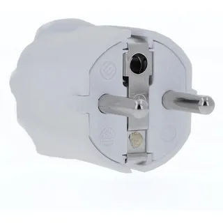 as - Schwabe as Schwabe 62221 Schutzkontaktstecker PVC 230 V Weiß