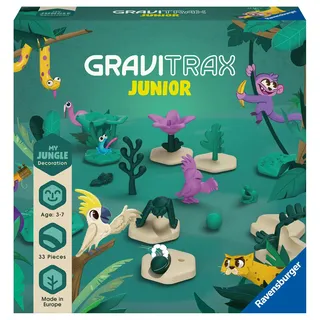 Ravensburger GraviTrax Junior Extension Jungle - Erweiterbare Kugelbahn