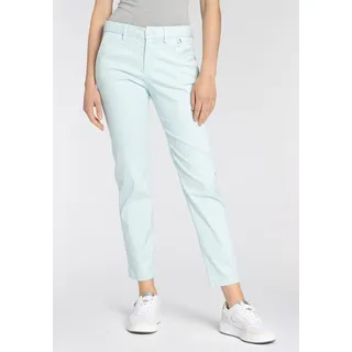 Herrlicher Stretch-Hose »Lovley Straight Satin Powerstrech« Herrlicher light aqua 30