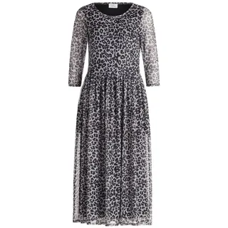 Vera Mont Maxikleid Leoprint Grau/Schwarz 40