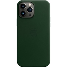 Bild iPhone 13 Pro Max Leder Case mit MagSafe schwarzgrün