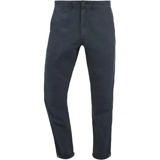 Leinenhose SOLID "Leinenhose SDLoran", Herren, Gr. XL, N-Gr, blau (insignia b), Obermaterial: 55% Leinen LI. 45% Baumwolle CO., Hosen Leinenhose