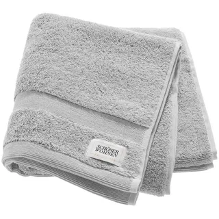 Schöner Wohnen Handtuch , Grau , Textil , Uni , 50x100 cm , Oeko-Tex® Standard 100 , saugfähig, Aufhängeschlaufe, durchgefärbt, angenehm weich, hochwertige Qualität, schnelltrocknend , Heimtextilien, Badtextilien, Handtücher