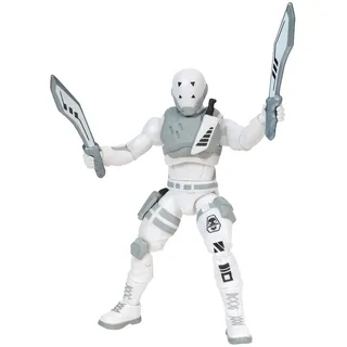 Fortnite FNT1365 - Scratch (Unvaulted) Solo Mode Figur, 10 cm mit Gestreifte Schlitzer Zubehör und Code für EIN virtuelles Item, offizielle Figur