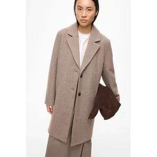 VILA VICLAUDIA BUTTON COAT Falcon/Melange 36