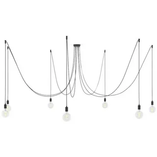 Creative Cables Spider 7 Falls Hängelampe - Black - One Size
