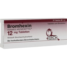 Bild Bromhexin Hermes Arzneimittel 12 mg Tabletten