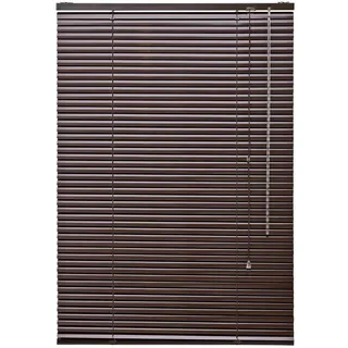 Jalousie »Aluminium-Jalousie« mit Bohren freihängend Aluminium, braun