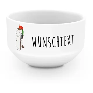 Mr. & Mrs. Panda Schüssel personalisiert Einhorn Junge - Personalisierte Geschenke, Suppenschüssel, Unicorn, Einhörner, Müslischale, Schale, Müslischüssel, Bube, mit Namen, Mittelalter