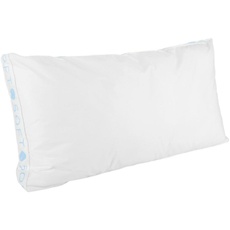 Sleeptex KOPFPOLSTER Blau, Weiß - 40x80 cm