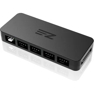 EZDIY-FAB 10-Port PWM Lüfter Hub,4 Pin und 3 Pin Splitter für PC Lüfter