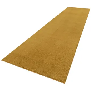 TT Home Kurzflorteppich 100 x 200 cm Gelb