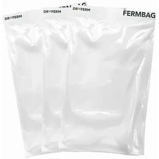 Dschinni DryFerm Curing Bags 3er Set 25x40cm - Premium Trocknungsbeutel für Kräuter & Pflanzen - Schimmelsicher Trocknen & Veredeln - Geruchsneutraler Dry Bag - Wirkstoff-Booster & Aromaschutz