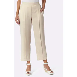 Classic Basics Bundfaltenhose, beige
