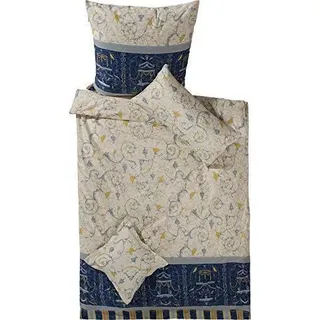 Bassetti Bettwäsche-Garnitur OPLONTIS Farbe BLAU V9 200x200 cm - Blau