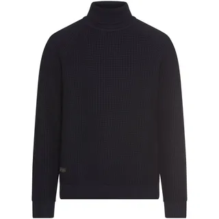 camel active Herren Strickpullover mit Stehkragen Navyblau, Menswear-M