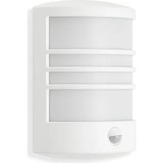 TELEFUNKEN TOLEDO LED Außenwandleuchte, IP44 Spritzwasserschutz, Bewegungsmelder, Dämmerungssensor, Reichweite 10m, weiß, 24,5 x 18 x 9,5 cm - Weiß