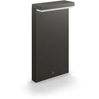 Philips Outdoor Ultra-Efficient Bustan Sockelleuchte 3.8W, 2700 Kelvin anthrazit