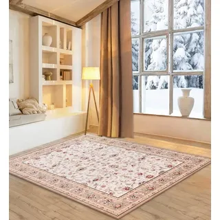 MY HOME Wollteppich Oriental D2, rechteckig, Höhe: 10 mm, reine Wolle, Orient-Optik, Wohnzimmer beige 160 cm x 230 cm x 10 mm