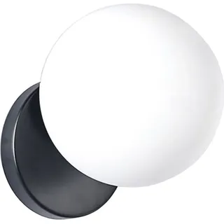 tooLight Wandlampe App949-1W Kugel Schwarz 1-Lichtquelle E27 15X15X15Cm - Schwarz