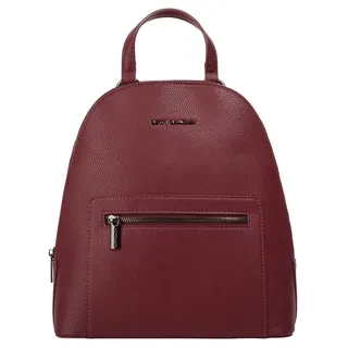 Cityrucksack BETTY BARCLAY, Damen, Gr. B/H/T: 27cm x 29cm x 13cm, onesize, rot, 100% Polyester, Rucksäcke Cityrucksack