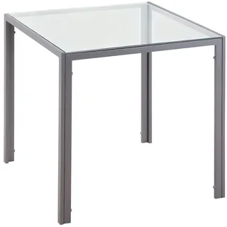 Homcom Esszimmertisch 75 x 75 x 75 cm grau