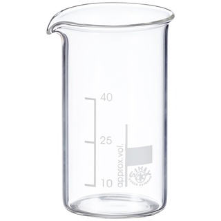 neoLab Borosilikatglas Becherglas, Hohe Form, Transparent, 50mL Kapazität, 10 Stück