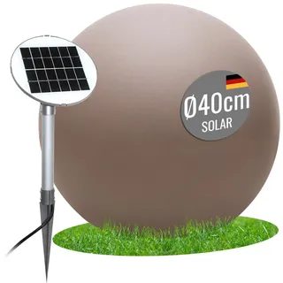 8 seasons DESIGN Kugelleuchte Shining Globe – 40 (Solar/Taupe)