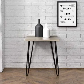 Ameriwood Home Owen Retro-TV-Ständer für Fernseher Beistelltisch Rustikale Eiche