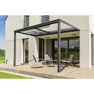 Floraworld Terrassenüberdachung Air 390 x 299 cm anthrazit