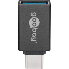 Bild von Goobay grau, USB-C 3.1 [Stecker] auf USB-A 3.0 [Buchse] (56621)