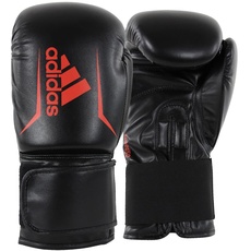Bild Unisex – Erwachsene Speed 50 Boxhandschuhe, schwarz/rot, 12 oz EU