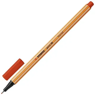 Stabilo point 88 Fineliner rot 1