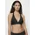 Triangel-Bikini-Top Swimwear mit breitem Unterbrustband schwarz