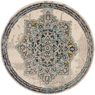 benuta Nest Teppich Casa ø 180 cm Oeko-Tex® Standard 100, wasserabweisend, Teppiche Böden, Teppiche